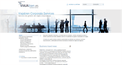 Desktop Screenshot of corporate.viajabien.es